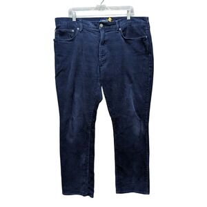 Polo Ralph Lauren Mens Corduroy Pants 38/30 Blue Casual Classic Preppy Dark Wash